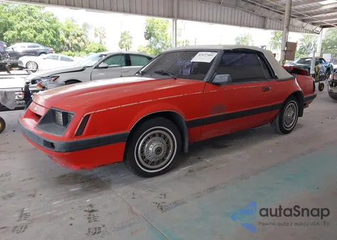 1986 Ford Mustang Lx/Gt z USA, uszkodzony, nr VIN 1FABP2738GF131495